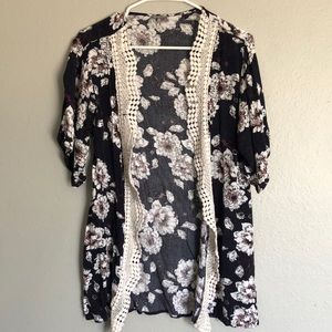 Charlotte Russe Floral Swim Cover Up